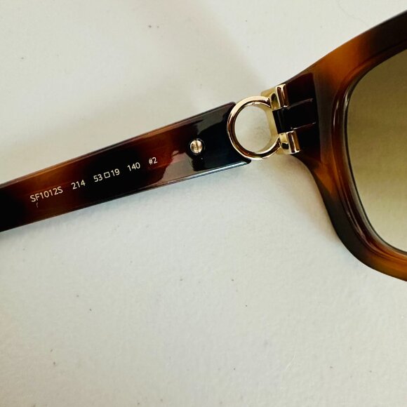 NEW SALVATORE FERRAGAMO TORTOISE WITH BROWN GRADIENT LENS SF1012S-53-19-140 main image 9